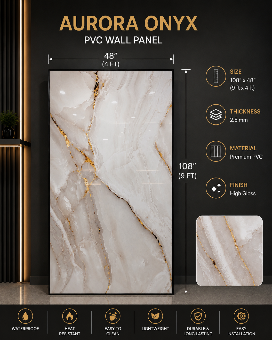 PVC Aurora Onyx