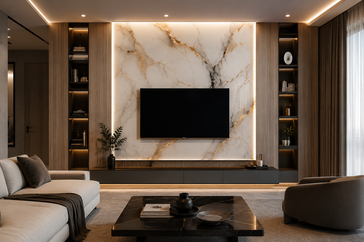 PVC Prestige White Gold