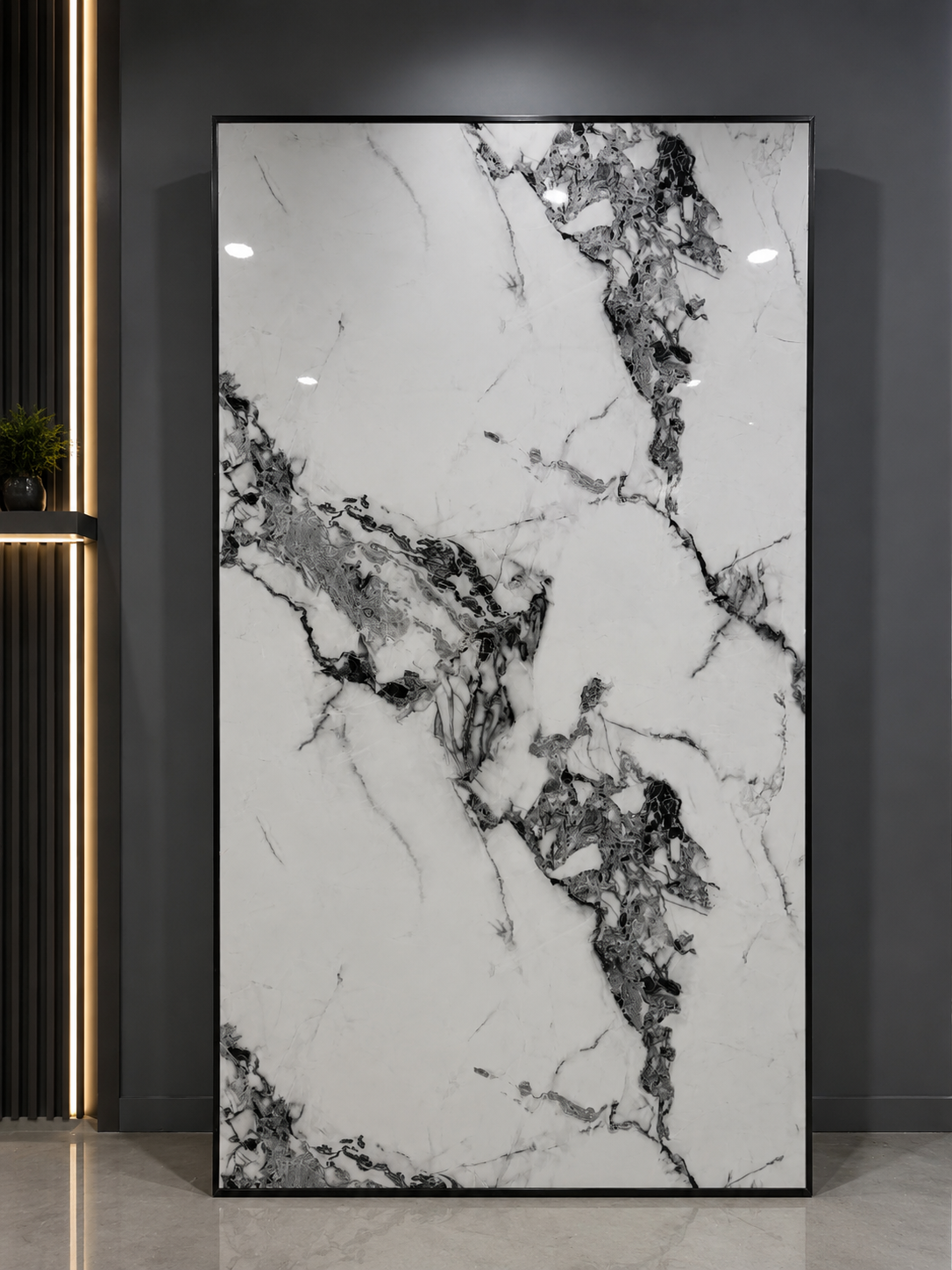 PVC Black Vein Marble