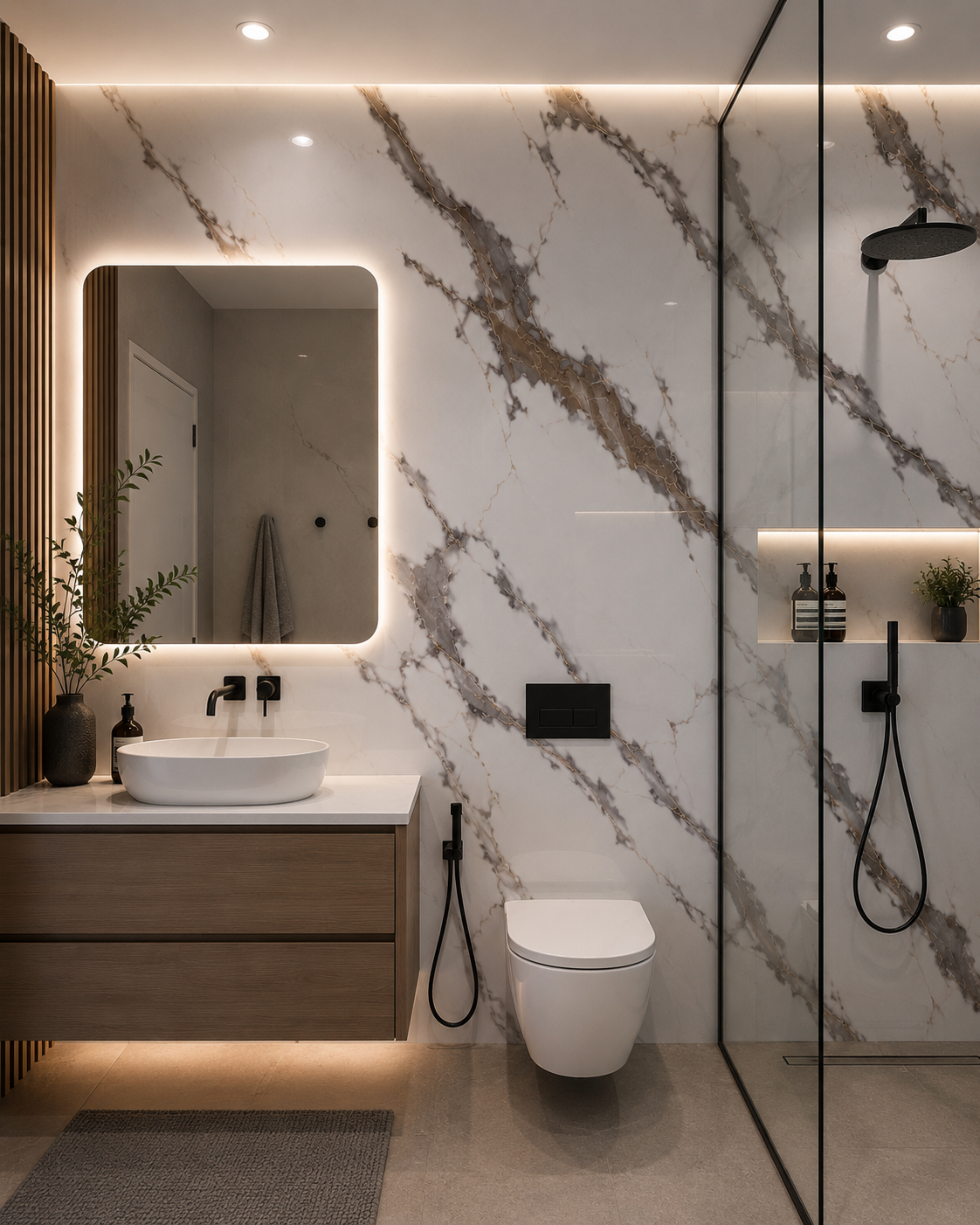 PVC Bronze Vein Marble